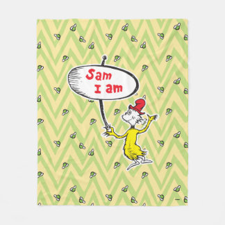 Dr. Seuss | Sam-I-Am Holding Sign Fleece Blanket