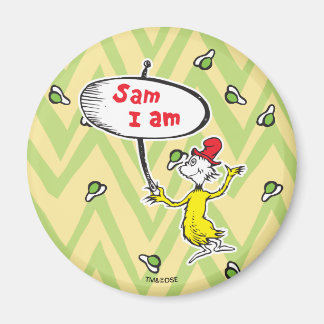 Dr. Seuss | Sam-I-Am Holding Sign Magnet