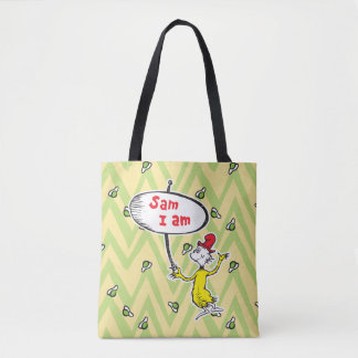 Dr. Seuss | Sam-I-Am Holding Sign Tote Bag