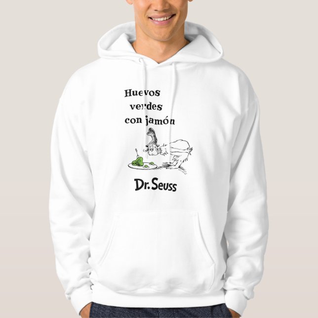 Dr. Seuss Spanish Green Eggs and Ham Hoodie (Front)