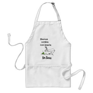 Dr. Seuss Spanish Green Eggs and Ham Standard Apron