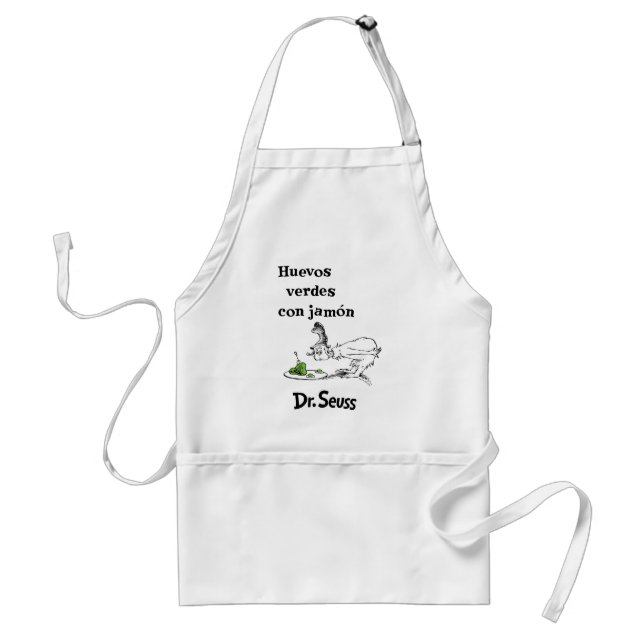 Dr. Seuss Spanish Green Eggs and Ham Standard Apron (Front)