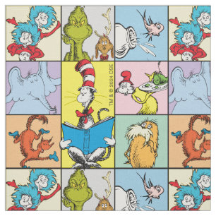 Dr. Seuss   Stories Graphic Fabric