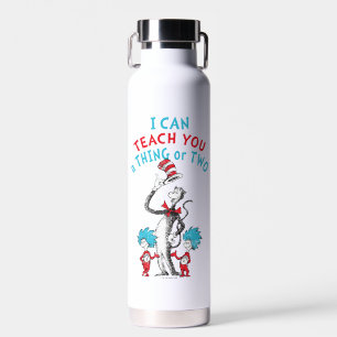 Dr. Seuss   Teacher I Can Teach You A Thing or Two Water Bottle