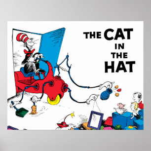 Dr. Seuss   The Cat in the Hat Cleans Up Poster