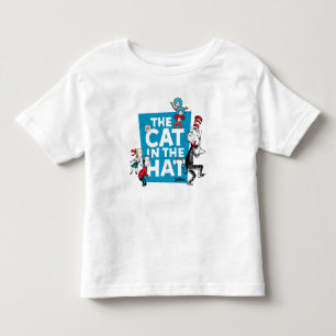 Dr. Seuss   The Cat in the Hat Logo - Characters Toddler T-Shirt