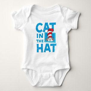Dr. Seuss   The Cat in the Hat Logo - Vintage Baby Bodysuit