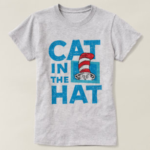 Dr. Seuss   The Cat in the Hat Logo - Vintage T-Shirt