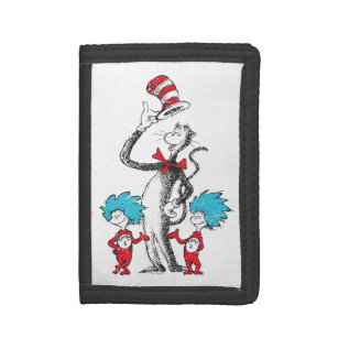Dr. Seuss   The Cat in the Hat, Thing 1 & Thing 2 Trifold Wallet