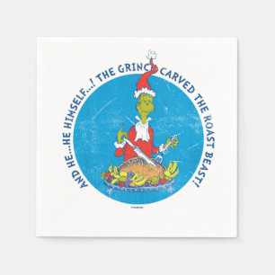 Dr Seuss   The Grinch   Christmas Roast Beast Napkin