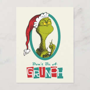 Dr. Seuss   The Grinch Holiday Postcard