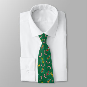 Dr. Seuss   The Grinch   Merry Grinchmas Pattern Tie