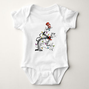 Dr Seuss The Grinch Mischievous Cat in the Hat Baby Bodysuit