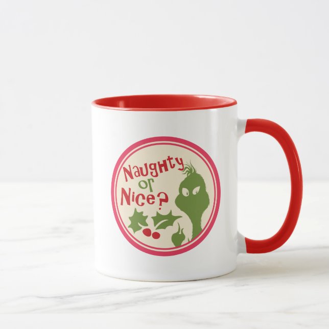 Dr. Seuss | The Grinch - Naughty or Nice? Mug (Right)