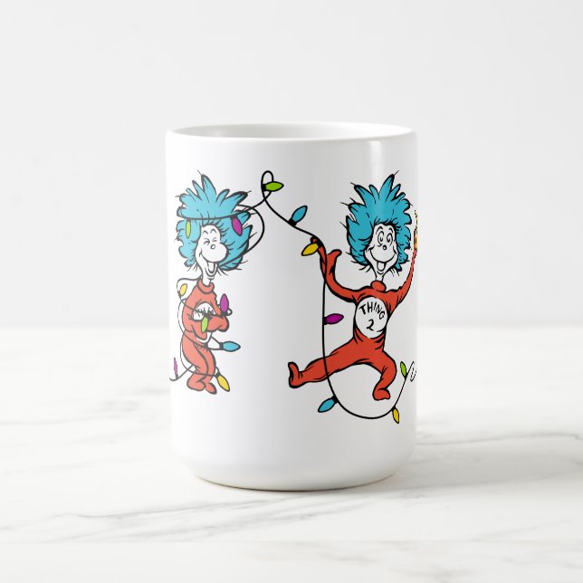 Dr. Seuss | The Grinch | Thing 1 & Thing 2 Dancing Coffee Mug (Center)