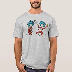Dr Seuss The Grinch Thing 1 & Thing 2 Dancing T-Shirt