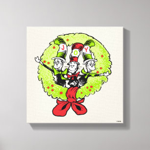 Dr Seuss   The Grinch   Who-ville Christmas Joy Canvas Print