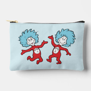 Dr. Seuss Thing 1 and Thing 2 Character Accessory Pouch