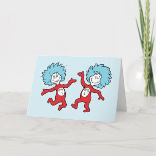 Dr. Seuss Thing 1 and Thing 2 Character Card