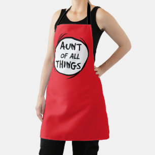 Dr. Seuss   Thing 1 Thing 2 - Aunt of all Things Apron