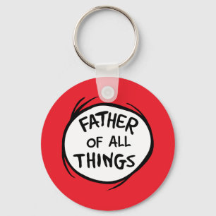 Dr. Seuss   Thing 1 Thing 2 - Father of all Things Key Ring
