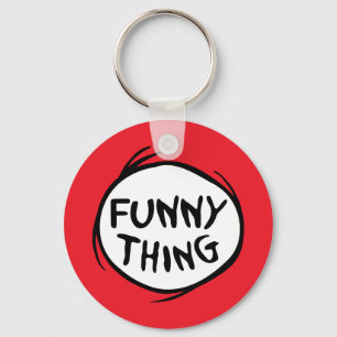 Dr. Seuss   Thing 1 Thing 2 - Funny Thing Key Ring