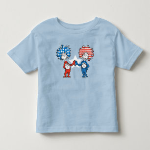 Dr. Seuss   Thing 1 Thing 2 Patriotic Graphic Toddler T-Shirt