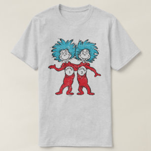 Dr. Seuss   Thing 1, Thing 2 Sitting T-Shirt