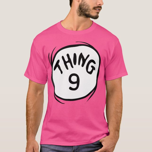 Dr. Seuss Thing 9 Emblem Colour Option T-Shirt (Front)