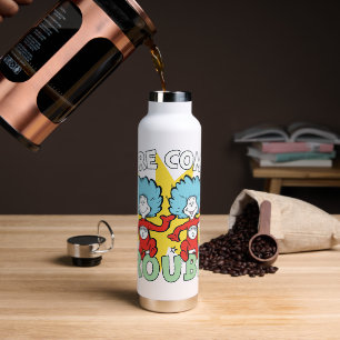 Dr. Seuss Thing One Thing Two Here Comes Trouble Water Bottle