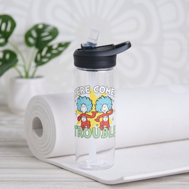 Dr. Seuss | Thing One Thing Two Here Comes Trouble Water Bottle (Yoga)