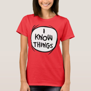 Dr. Seuss   Thing One Thing Two - I Know Things T-Shirt