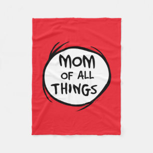 Dr. Seuss Thing One Thing Two - Mum of all Things Fleece Blanket