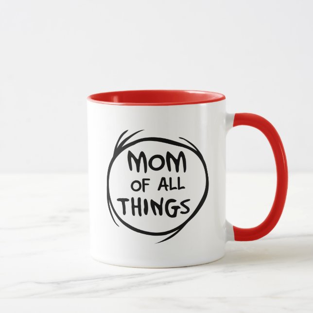 Dr. Seuss Thing One Thing Two - Mum of all Things Mug (Right)