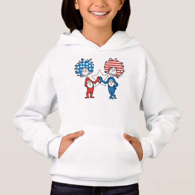 Dr. Seuss | Thing One Thing Two Patriotic Graphic (Front)