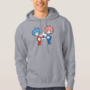 Dr. Seuss Thing One Thing Two Patriotic Graphic Hoodie