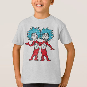 Dr. Seuss Thing One, Thing Two Sitting T-Shirt