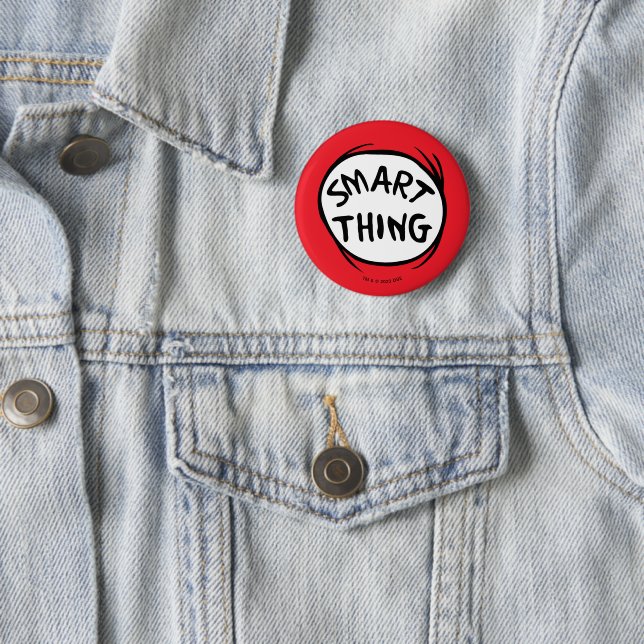 Dr. Seuss | Thing One Thing Two - Smart Thing 6 Cm Round Badge (In Situ)