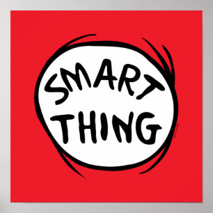 Dr. Seuss   Thing One Thing Two - Smart Thing Poster