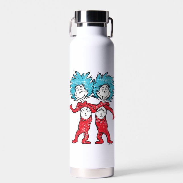 Dr. Seuss | Thing One Thing Two Standing Water Bottle (Front)