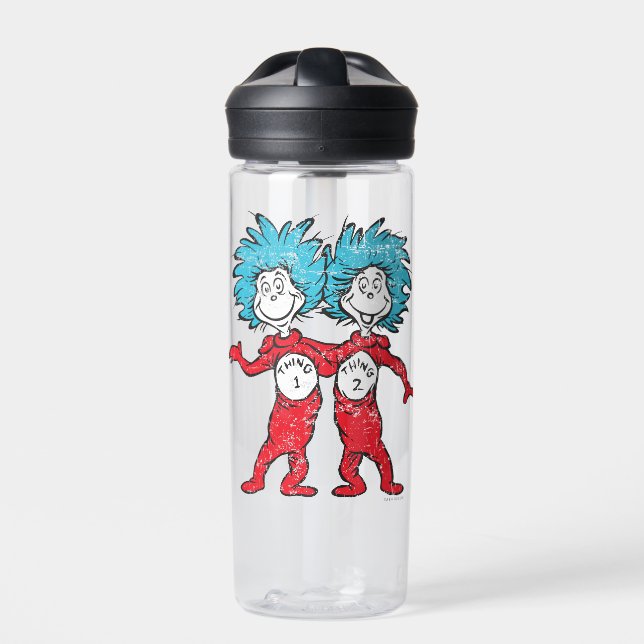 Dr. Seuss | Thing One Thing Two Standing Water Bottle (Front)