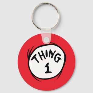 Dr. Seuss   Thing One Thing Two - Thing One Key Ring
