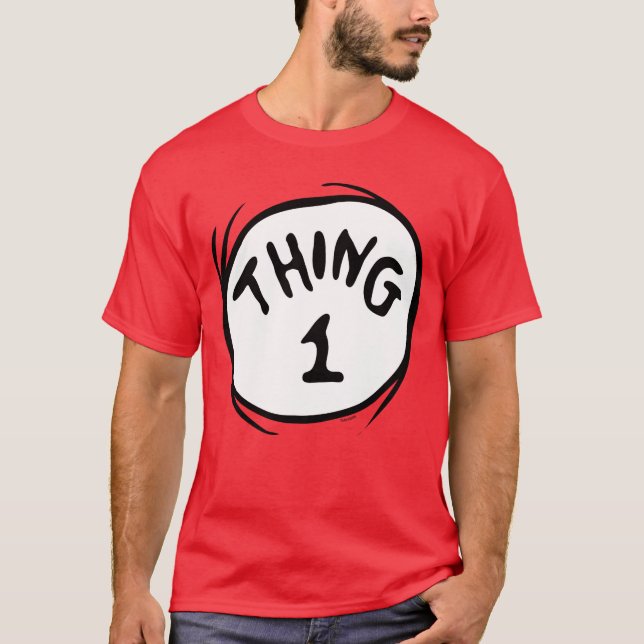 Dr. Seuss | Thing One Thing Two - Thing One T-Shirt (Front)