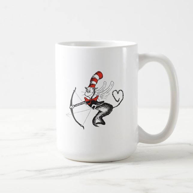 Dr. Seuss Valentine | Cat in the Hat Cupid Coffee Mug (Right)