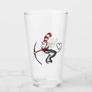Dr. Seuss Valentine Cat in the Hat Cupid Glass
