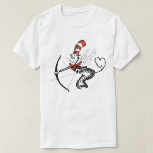 Dr. Seuss Valentine The Cat in the Hat Cupid T-Shirt