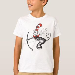 Dr. Seuss Valentine The Cat in the Hat Cupid T-Shirt
