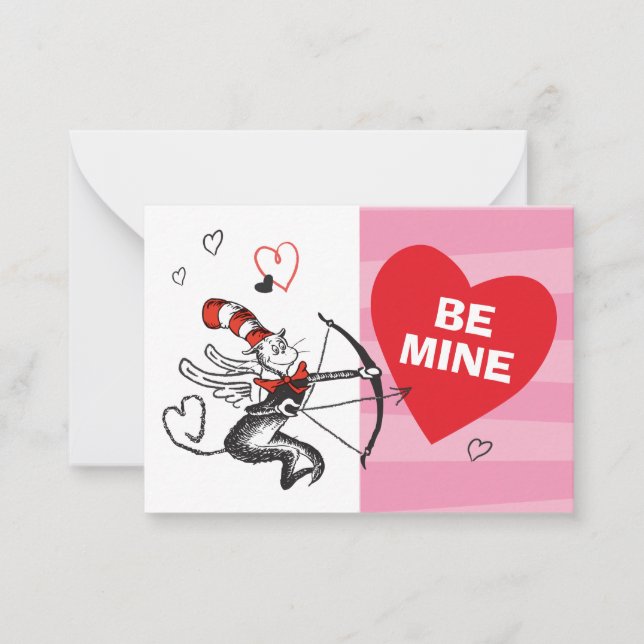 Dr. Seuss Valentine's Day | Be My Valentine Card (Front)