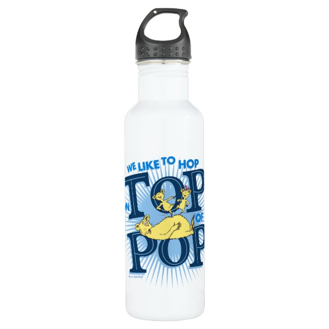 Dr. Seuss | We Like To Hop On Top Of Pop 710 Ml Water Bottle (Front)