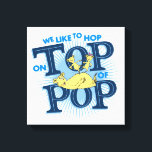 Dr. Seuss | We Like To Hop On Top Of Pop Canvas Print<br><div class="desc">Check out these cute bears hopping on top of Pop from Dr. Seuss!</div>